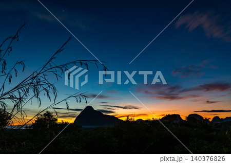 Amazing Sunrise or sunset over mountains Amazing Sunrise or sunset over mountains 140376826