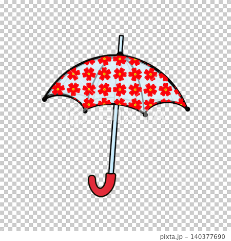 Illustration of umbrella Illustration of umbrella 140377690