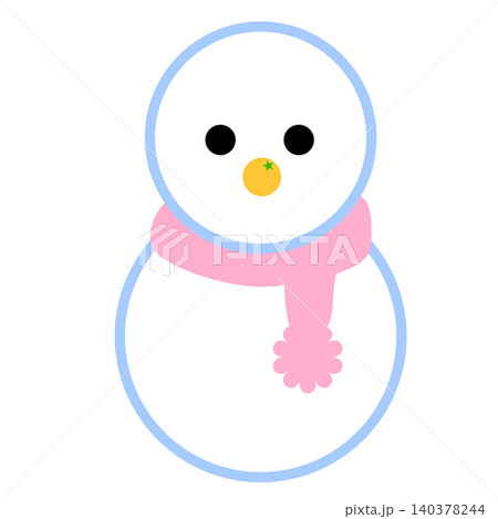 雪だるまのイラスト 雪だるまのイラスト 140378244