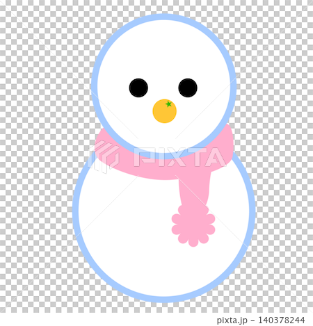雪だるまのイラスト 雪だるまのイラスト 140378244