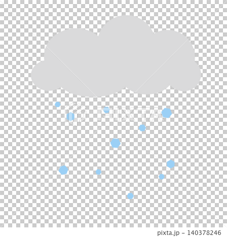 雪雲のイラスト 雪雲のイラスト 140378246