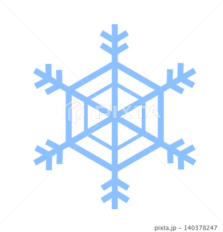 雪の結晶のイラスト 140378247