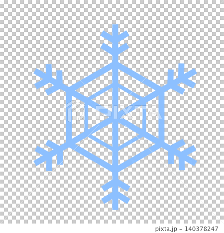 雪の結晶のイラスト 140378247
