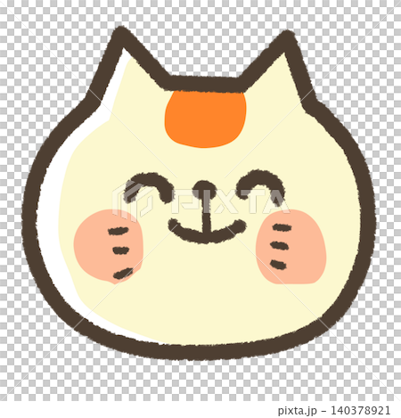 Illustration of a smiling cat Illustration of a smiling cat 140378921