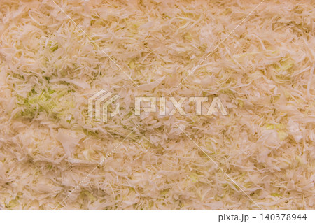 Chopped cabbage fresh cut vegetable organic background product salad Chopped cabbage fresh cut vegetable organic background product salad 140378944