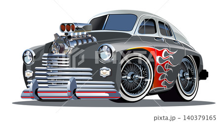 Cartoon retro hot rod Cartoon retro hot rod 140379165