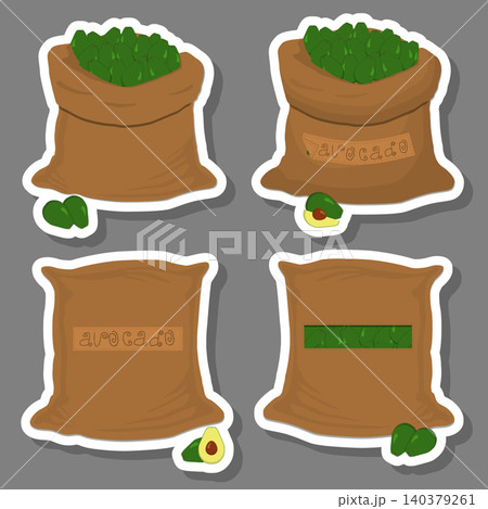Sacks with natural food Sacks with natural food 140379261
