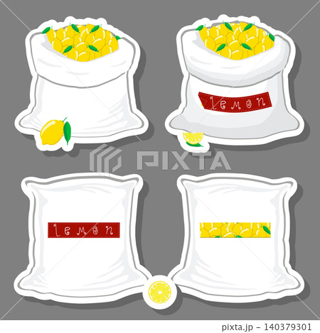 Sacks with natural food Sacks with natural food 140379301