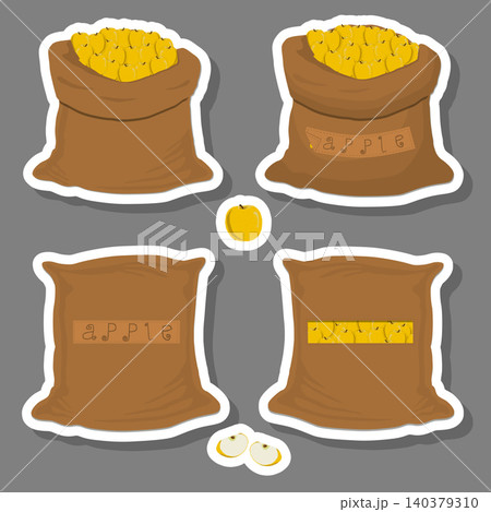 Sacks with natural food 140379310