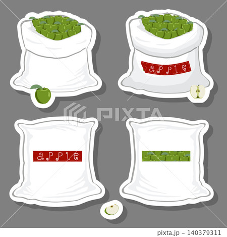 Sacks with natural food Sacks with natural food 140379311
