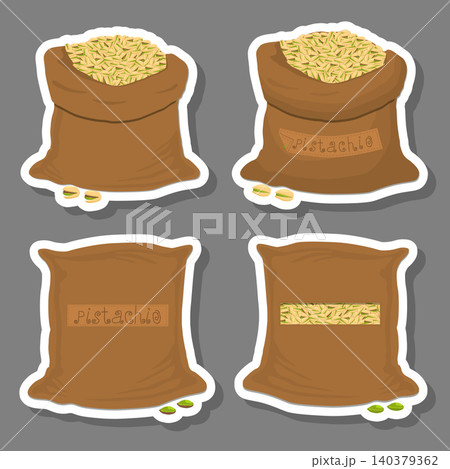 Sacks with natural food Sacks with natural food 140379362