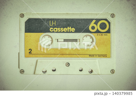 Vintage cassette audio tape 80s Vintage cassette audio tape 80s 140379985