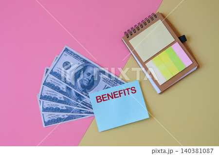 Bank note with paper note on two tone background. Bank note with paper note on two tone background. 140381087