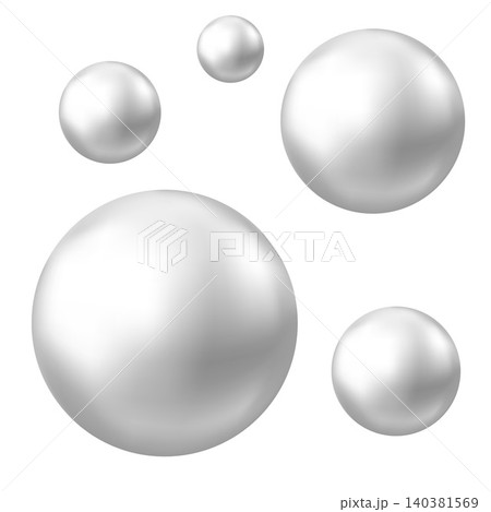 Chrome, silver or aluminum  3d sphere. 140381569