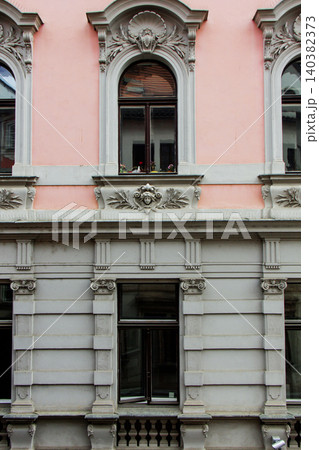 Building Facade, Prague, Czech Republic Building Facade, Prague, Czech Republic 140382373