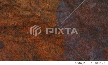 Rusty Volcanic Terrain Texture 3d render. Rusty Volcanic Terrain Texture 3d render. 140384423