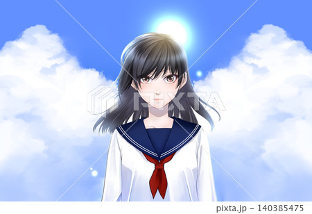 女子高生と空02 女子高生と空02 140385475
