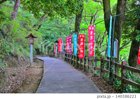 参道　唐沢山神社境内　栃木県佐野市 140386221