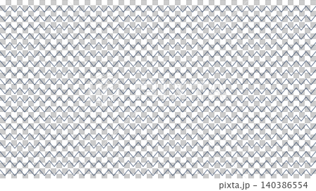 A Japanese modern background pattern in a navy blue zigzag design, reminiscent of a traditional Japanese hand towel (horizontal, transparent). 140386554