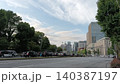 皇居前広場から見た国会議事堂方面のビル群 140387197