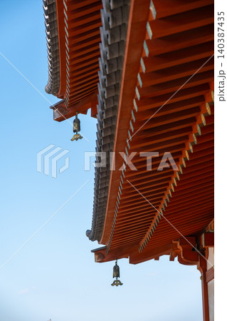 薬師寺 風鐸 奈良県奈良市西ノ京町 薬師寺 風鐸 奈良県奈良市西ノ京町 140387435