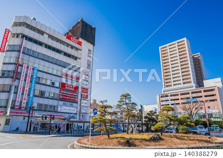 沼津市のJR沼津駅前の風景(静岡県) 沼津市のJR沼津駅前の風景(静岡県) 140388279