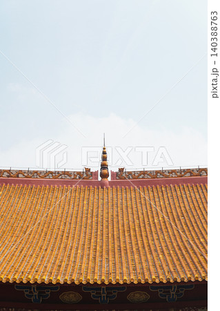Traditional Chinese Temple Roof	 140388763