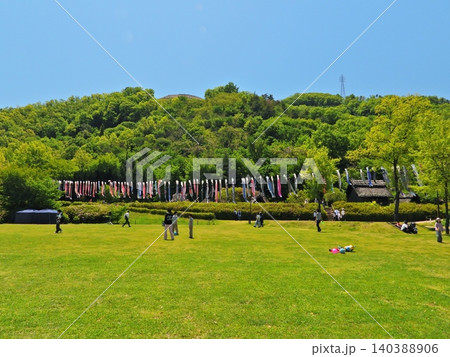 科野の里歴史公園の広場からの五月の風景 科野の里歴史公園の広場からの五月の風景 140388906