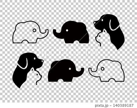 動物アイコンセット106 動物アイコンセット106 140389187