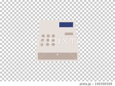 An illustration of an old-fashioned cash register An illustration of an old-fashioned cash register 140390589
