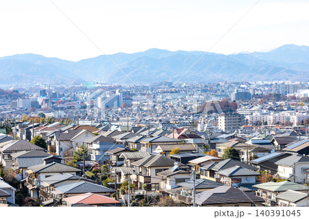 【東京都】郊外の住宅地の風景 【東京都】郊外の住宅地の風景 140391045