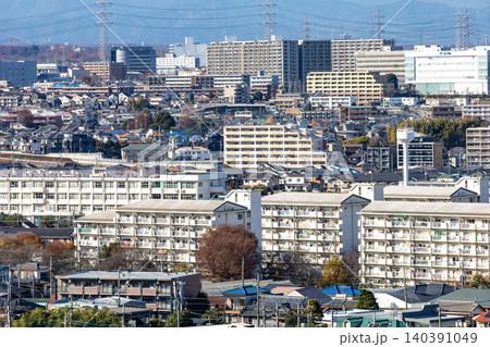 【東京都】郊外の住宅地の風景 【東京都】郊外の住宅地の風景 140391049