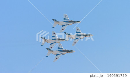 航空自衛隊T-4ブルーインパルスのファンブレイク 航空自衛隊T-4ブルーインパルスのファンブレイク 140391739