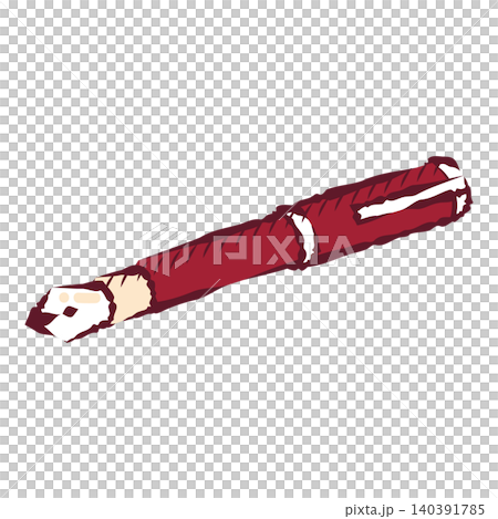 A retro hand-drawn illustration using a red fountain pen. A retro hand-drawn illustration using a red fountain pen. 140391785