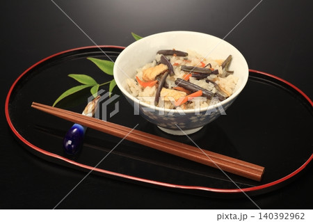 ワラビご飯 140392962