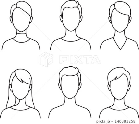 black icon minimalist set 140393259
