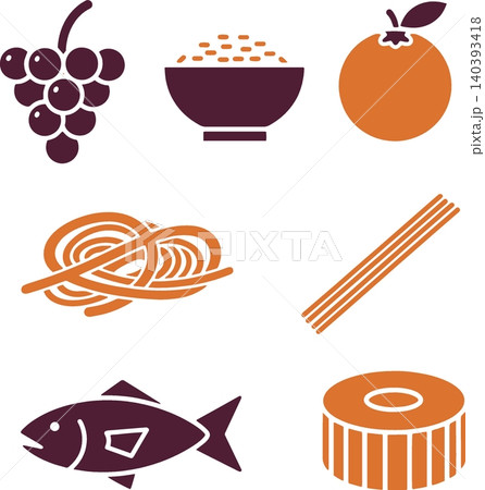 icon set pack minimalist black 140393418