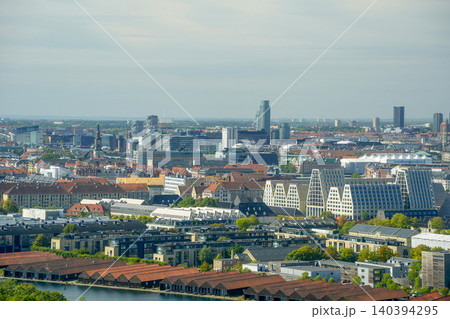 Panorama from Copenhagen Denmark CopenHill innovative waste to energy power plant It perfectly merges urban recreation with green energy Panorama from Copenhagen Denmark CopenHill innovative waste to energy power plant It perfectly merges urban recreation with green energy 140394295