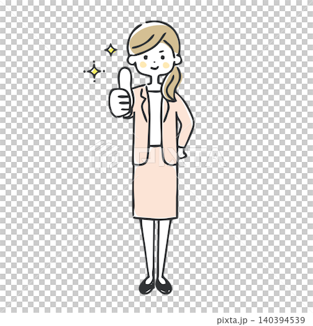 一個穿著西裝的女人 一個穿著西裝的女人 140394539