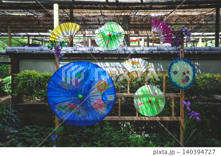 April 25 2026 Colorful Japanese Paper Umbrellas Displayed In Garden April 25 2026 Colorful Japanese Paper Umbrellas Displayed In Garden 140394727