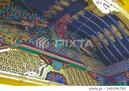 April 25 2026 Ueno Toshogu Shrine Colorful Roof Bracket Detai April 25 2026 Ueno Toshogu Shrine Colorful Roof Bracket Detai 140394780