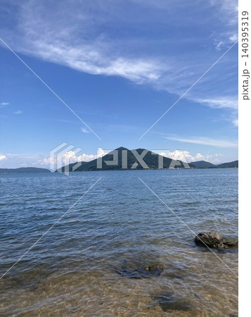 琵琶湖岸からの絶景 琵琶湖岸からの絶景 140395319