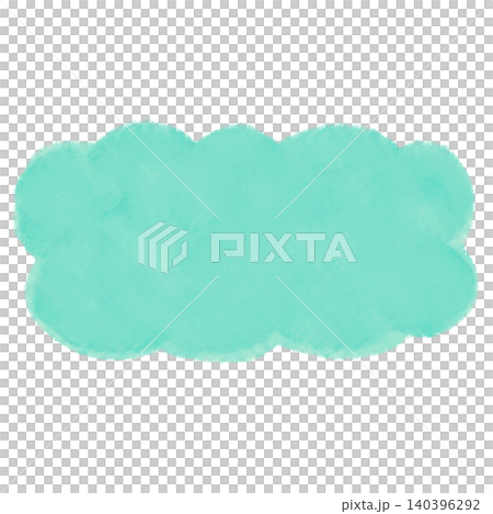 Hand-drawn style fluffy cloud illustration frame heading Hand-drawn style fluffy cloud illustration frame heading 140396292