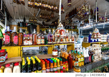 Interior of the tulhas market, or Feira da Praia Grande in Sao L Interior of the tulhas market, or Feira da Praia Grande in Sao L 140396452