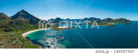 Lofoten is an archipelago in the county of Nordland, Norway. Lofoten is an archipelago in the county of Nordland, Norway. 140397507