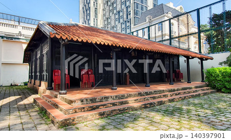 Exterior View Of Tan Xa Palace In Ho Chi Minh City, Vietnam. This Is Oldest House In Ho Chi Minh City, Vietnam. Exterior View Of Tan Xa Palace In Ho Chi Minh City, Vietnam. This Is Oldest House In Ho Chi Minh City, Vietnam. 140397901