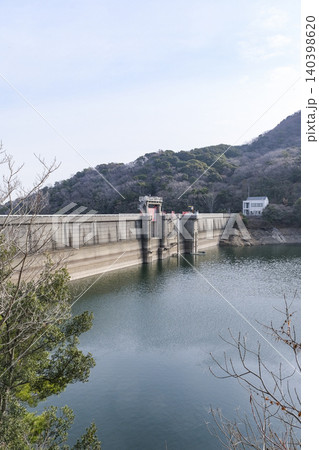 鮎屋川に建設された鮎屋川ダム 140398620