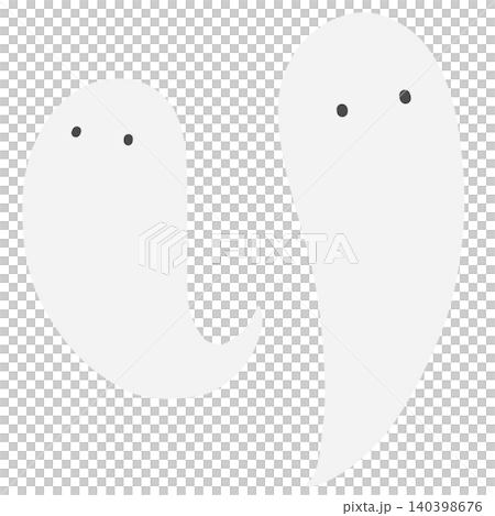 Simple and cute illustrations of ghosts and will-o'-the-wisps (2 figures) Simple and cute illustrations of ghosts and will-o'-the-wisps (2 figures) 140398676