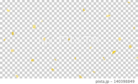 金色の紙吹雪・金泊が舞い散る日本の伝統的背景イラスト 金色の紙吹雪・金泊が舞い散る日本の伝統的背景イラスト 140398849