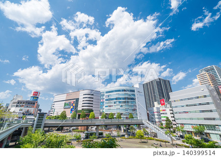 「埼玉県」JR川口駅東口前の風景 川口市 「埼玉県」JR川口駅東口前の風景 川口市 140399514